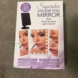 Magnifying Glass With Touch Sensitive Light Control