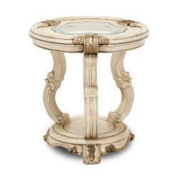 Platine de Royale Champagne Chairside Table