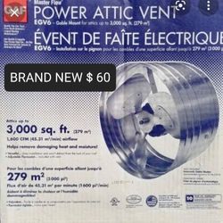 Brand New Power Atic  Vent Models EGV6 And  ERV6
