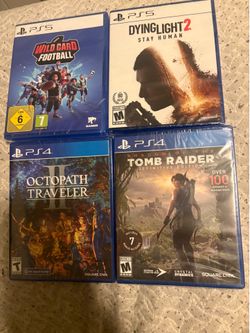 4 brand new games for sale good price