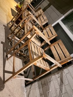 Wood chairs