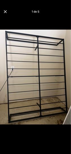 Queen bed frame box spring and mattress