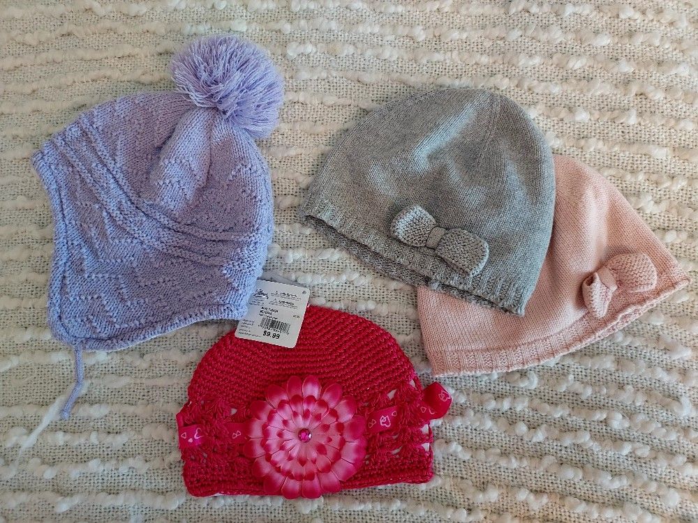 Fall / Winter Toddler Hats for 2-3 Years Old Girl
