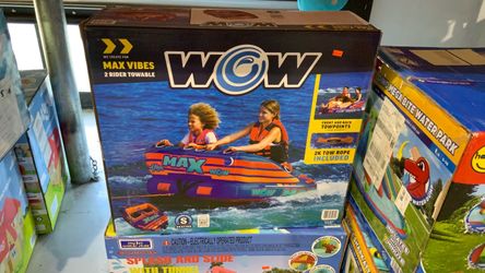 WOW Max Vibes 2-Rider Towable Tube $180
