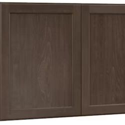 Hampton Bay, Shaker 36 in. W x 12. D x 18 in. H Kitchen Cabinet w/o Shelf