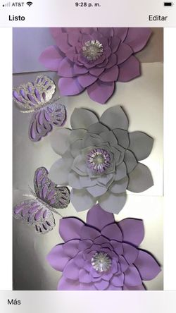 Flores de papel