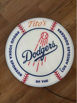 Dodgers x Tito’s Vodka neon