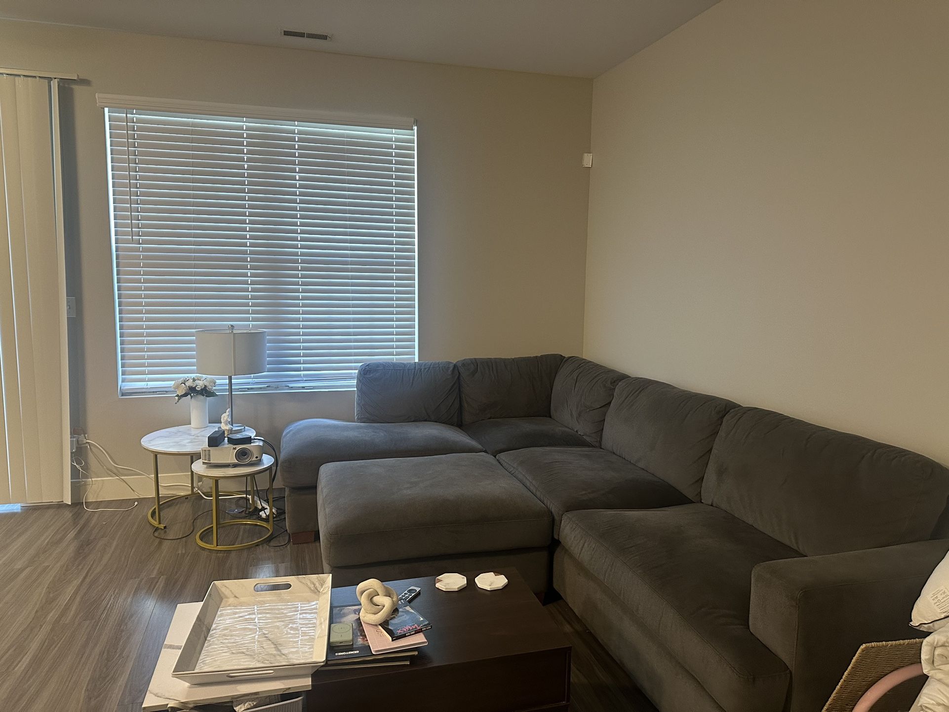 Grey L Shaped Couch