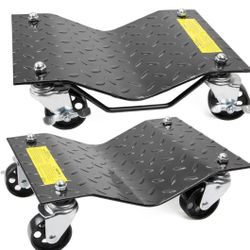 2-Pieces 12" x 16" Set Premium Skates Wheel Car Dolly Repair Slide Vehicle Car Moving Dolly (1-Pair)

