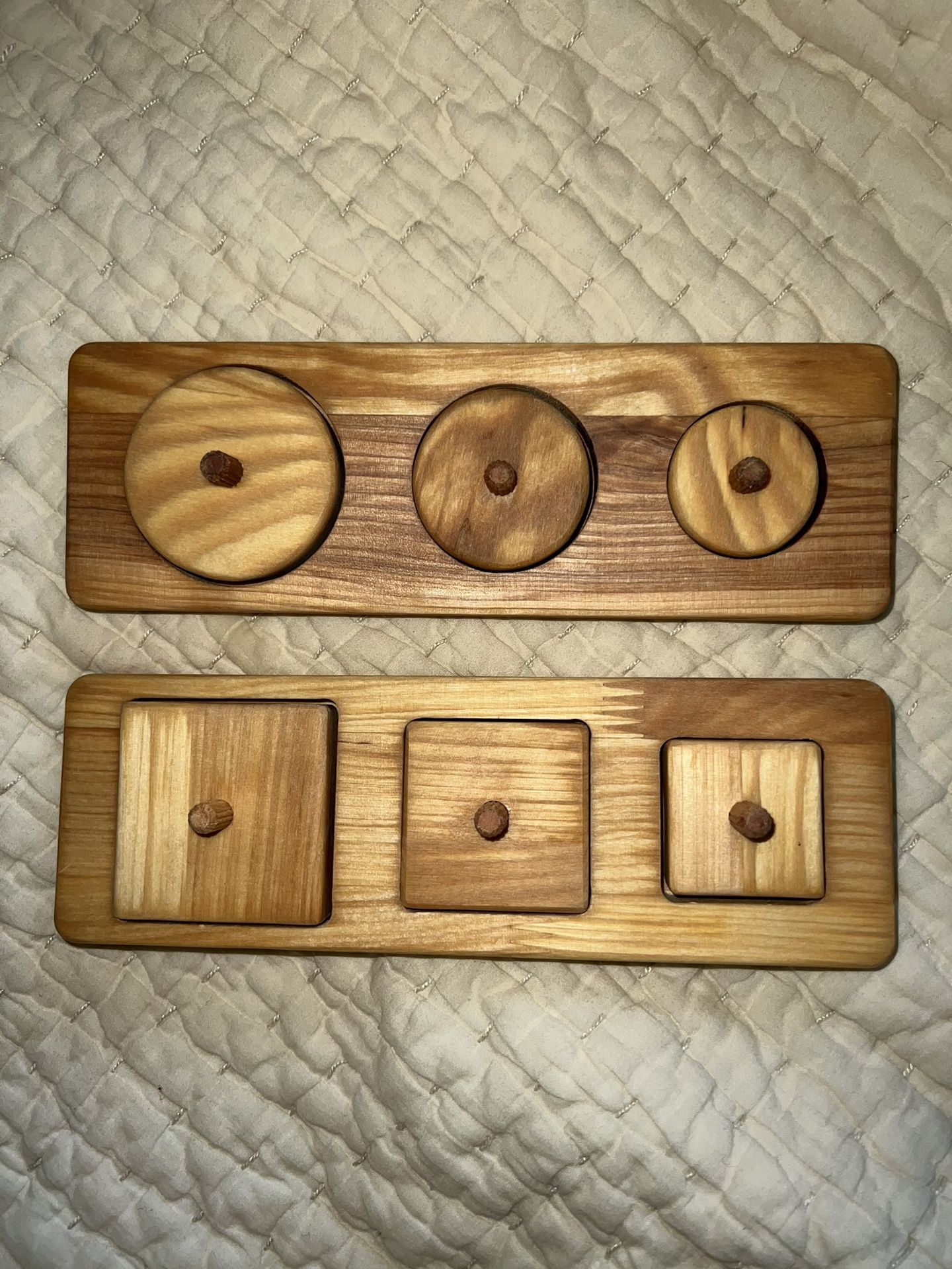 Shape puzzle montessori wooden puzzle