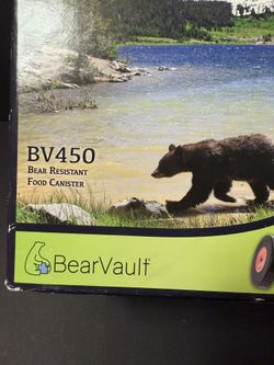 BearVault BV450 Jaunt Bear Canister For Camping, Hiking, Outdoors 