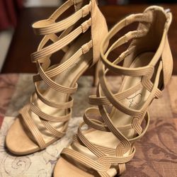 Jessica Simpson Heels | Jessica Simpson Strap Cream Tan Sandal