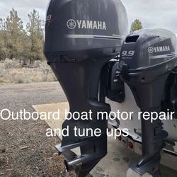 Outboard motor tune-ups and repairs