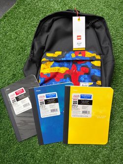 Herschel x LEGO Backpack with Five Star Notebooks