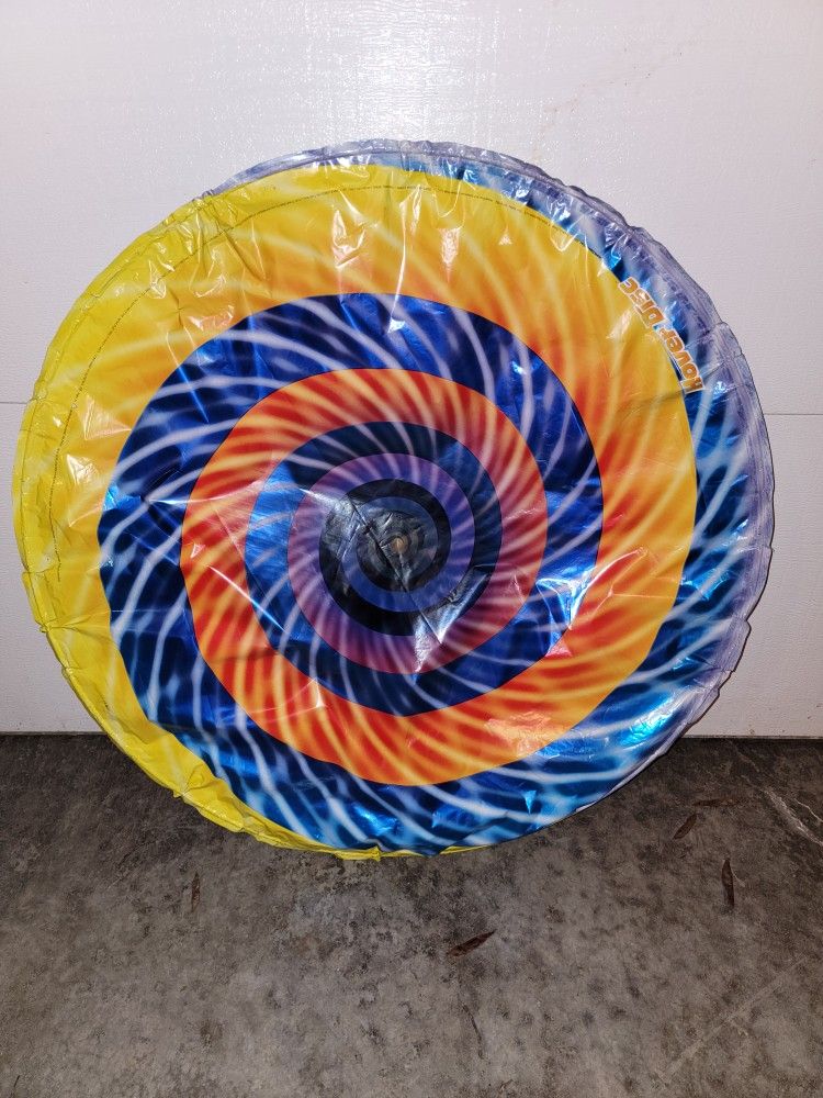 Hover Disc Spiral, Inflatable Floating Disc Flying Spinning Toy 3 Feet