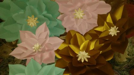 Paper flowers