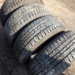 4 tires 225/70/16 Yokohama geolandar at

