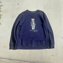 XL Vintage Polo Ralph Lauren Bear Sweater 