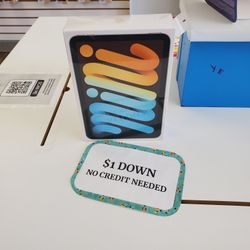 IPad Mini 6th Gen - 90 DAY WARRANTY - $1 DOWN - NO CREDIT NEEDED 