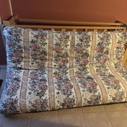 Queen size Futon with Solid Wood Frame