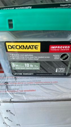 Deckmate coated screws 10 lb box