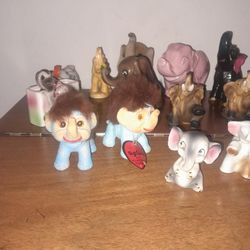 Vintage Ceramic  Elephants 