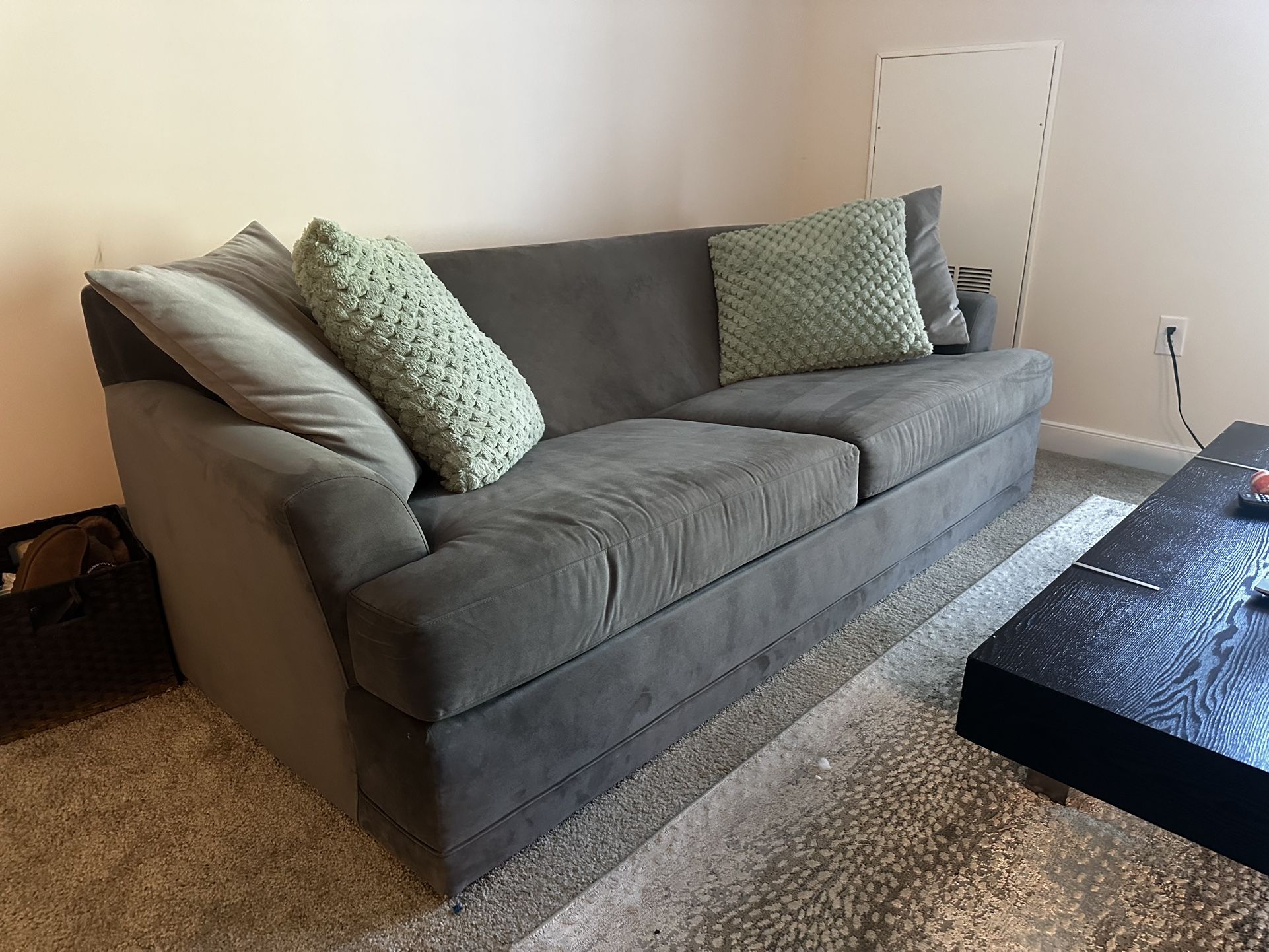 Sleeper Sofa And Pillows