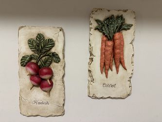 Radish and Carrot Wall Art