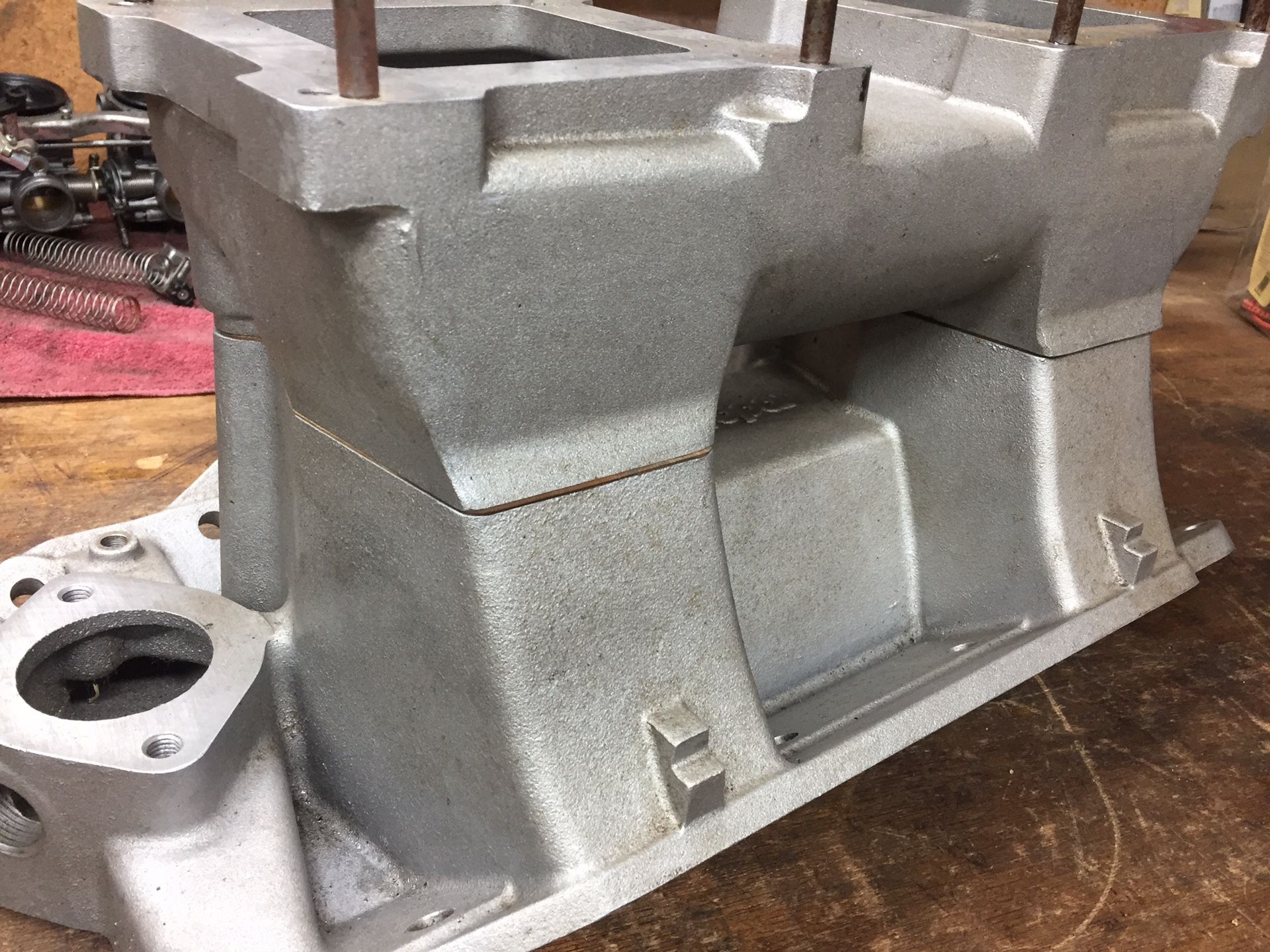 MINT Smallblock MOPAR Performance Racing Dual Carb Tunnel Ram