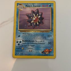 Misty’s Starmie 1995 56/132 Pokemon Card 