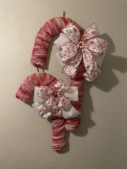 Candy, Cane Wreath