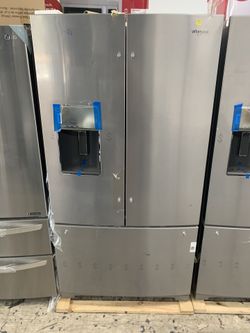 Whirlpool French door in stainless steel new open box with dual Ice maker