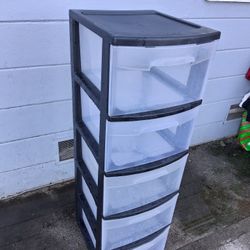 5 Drawer Plastic