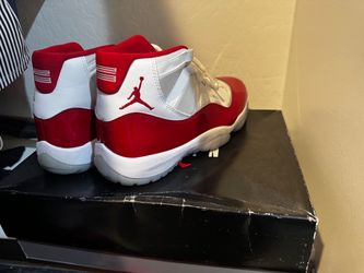 Air Jordan 11 Retro Cherry Red and White