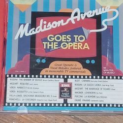 Madison Avenue Goes To The Opera Music CD Mozart Rossini Wagner