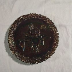 Fenton Carnival Glass Wall Art Plate