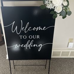 Wedding Welcome Sign