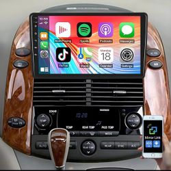 : Car Radio Stereo for Toyota Sienna 2004 2005 2006 2007 2008 2009 2010 with Wireless CarPlay