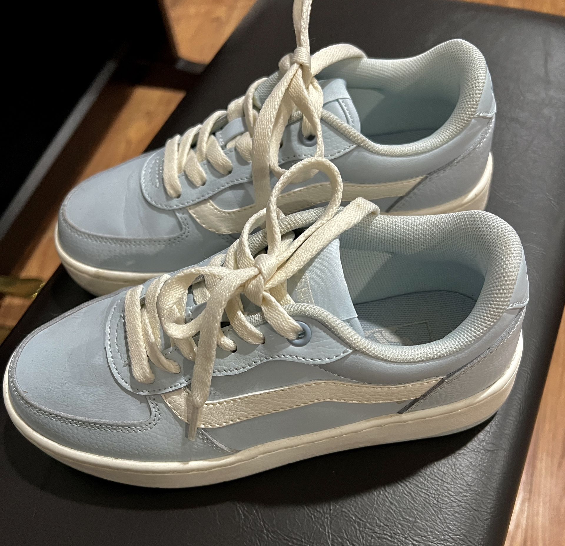 Vans Girls Kulick Plat V2948 PLAT Japan Exclusive Light Blue Size 4H