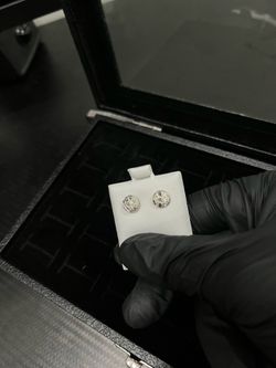 925 sterling silver nugget earrings