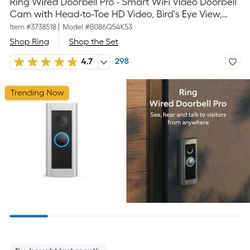 Ring  Wired Camera 