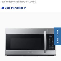 Samsung Over Range Microwave