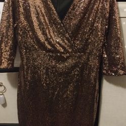 Sequin Dress Large Size