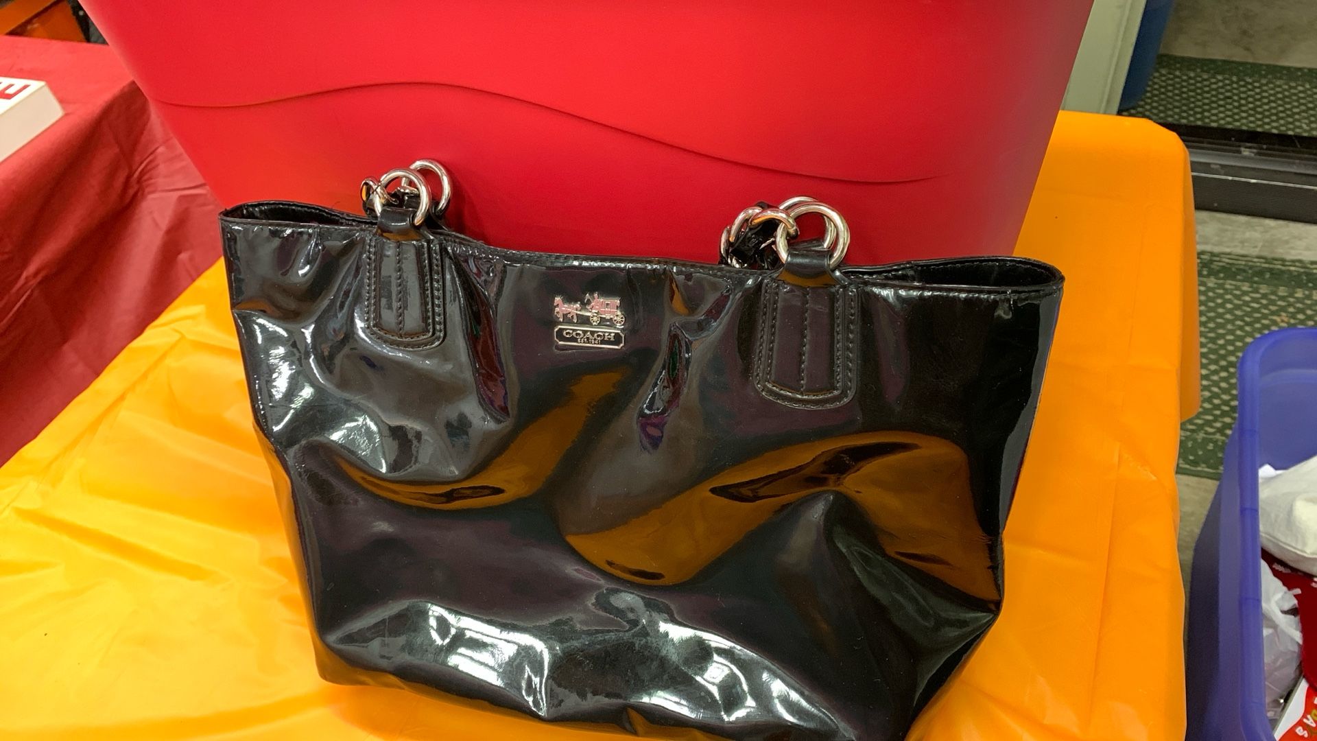 Coach Black Patton Leather Purse