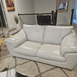 3 Pieces Genuine Italian Leather Cozy Sofa 
