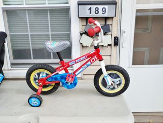 Nickelodeon Paw Patrol Chase Kids Bike, 12" Wheels, Kids Ages 2-4, W/ Training Wheels