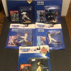 (5) Vintage Baseball Starting Lineup Lot