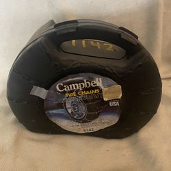 1203 Used Campbell SAE Class S Tire chains #1142  $20