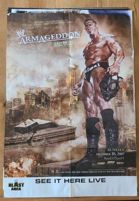 2007 WWE Promotional Posters $15  Each Or $80 For All