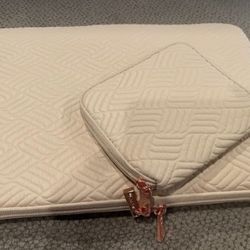 Laptop Sleeve Cover with extra zipper pouch: NEW